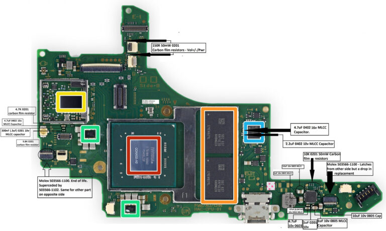 Nintendo Switch Schematic // SD Card Parts - Logistics